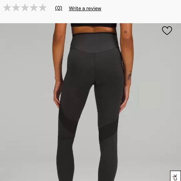 NWT Lululemon Seamless Mesh Training Tight - Picture 4 of 6